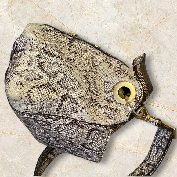 Hammitt Faux Snakeskin  Shoulder Bag - Picture 5 of 9